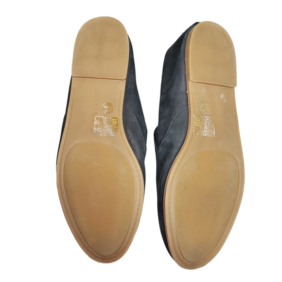 Lucky Brand Charsa Black Leather Loafer Flats Casual Comfy Shoes Size 8 - Picture 8 of 8